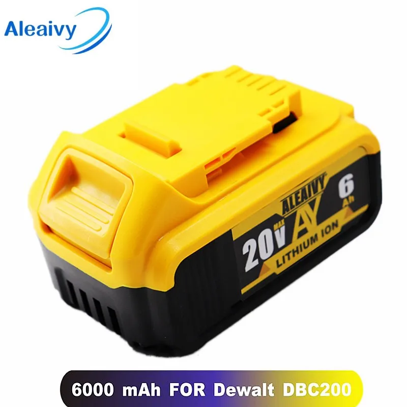 

DCB200 20V 6Ah Replaceable Li-ion Battery Compatible FOR Dewalt 18 Volt MAX AY Power Tools 18650 Lithium Batteries