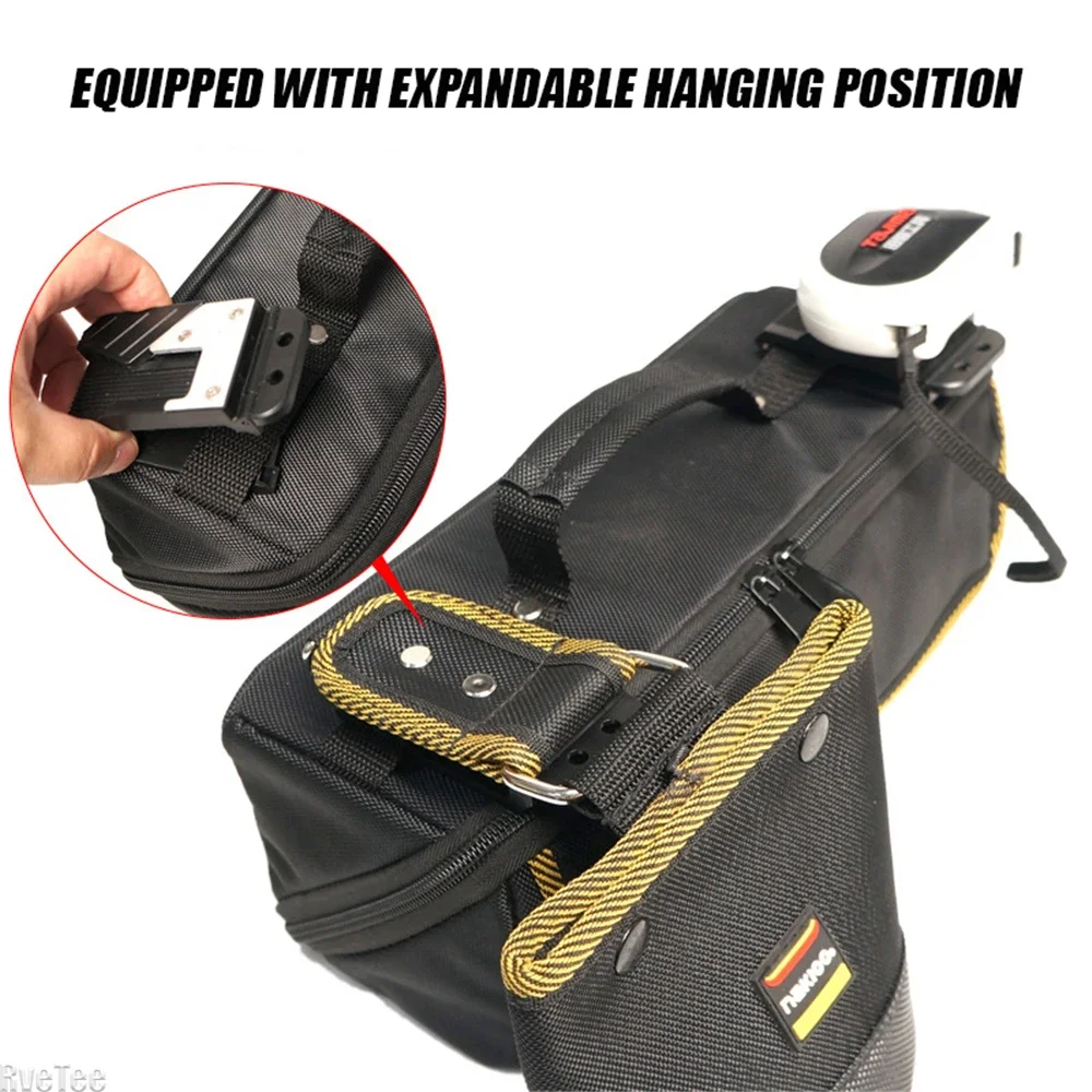 NAKIOO 1680D Portable Kit with Zipper That Can Be Unfolded Tool Organizer Pouch for Electrician Tools Man Gift 2