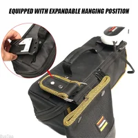 NAKIOO 1680D Portable Kit with Zipper That Can Be Unfolded Tool Organizer Pouch for Electrician Tools Man Gift 2