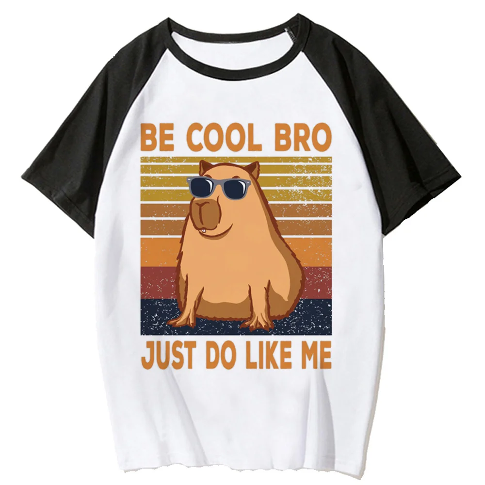 

Capybara Tee women Y2K Japanese designer Tee female designer clothes