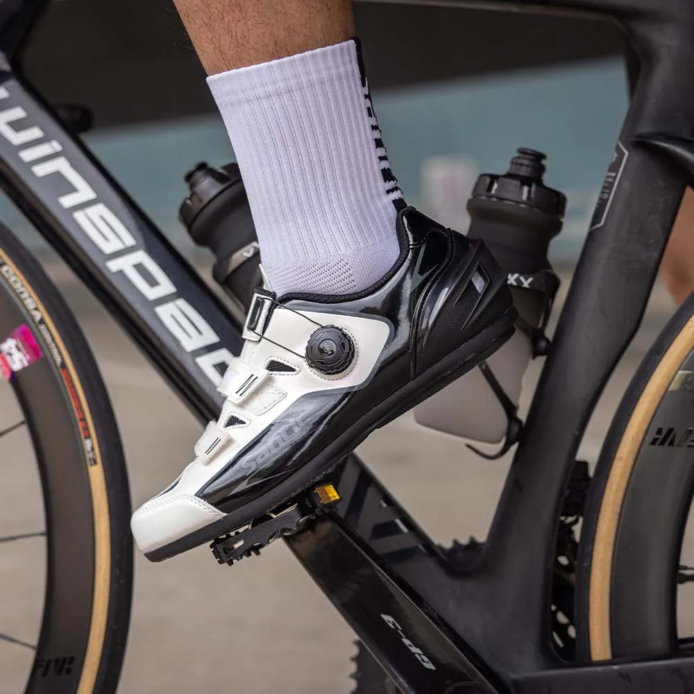 ロードバイク ロードサイクリングシューズ、MTBメンズスニーカーノンロック