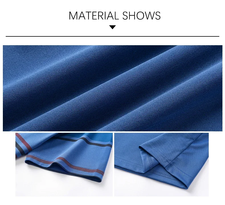 BROWON Brand 2025 Summer Shorts Polo Shirt Men Tshirt Luxury Wide Striped Lapel Collared Polo Shirt for Work Business Men 13 Sf16dcc990d4847b4b29d0d8ffdede3d6t