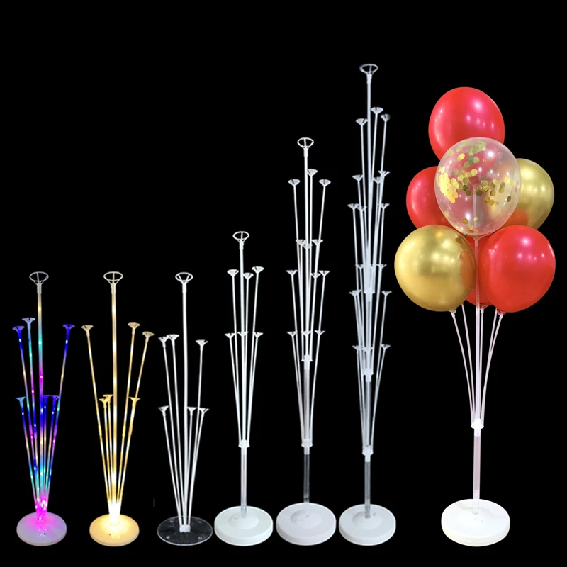 Kit arco per palloncini supporto per bastoncini per palline supporto per  Baloon decorazioni per feste di buon compleanno accessori per palloncini da  tavolo per arco di nozze EID per bambini - AliExpress