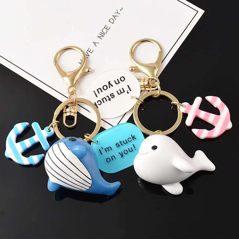 

Gift Toy Car Interior Accessories Bag Charm Three-Dimensional Dolphin Key Chain Key Rings Whale Keychain Keyring Ornaments