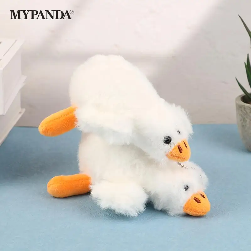 

1pc Big White Goose Plush Toy Cartoon Animal Pendant Soft Stuffed Doll Keychain Backpack Car Bag Key Ring Decor Kid Gift