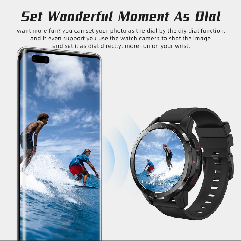 LOKMAT APPLLP 7 Android Smart Watch 4G Network Dual System Relogio  Masculino Wifi GPS Smartwatches Men1.6 inch Video Calls - AliExpress