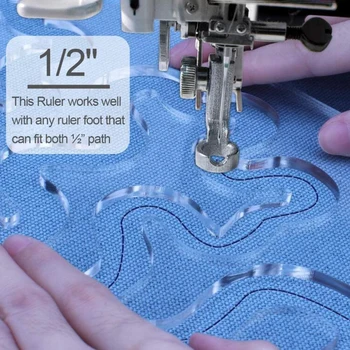 1set Free Motion Quilting Template 1
