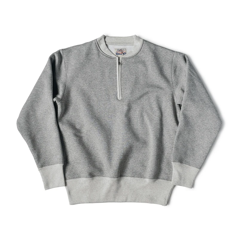 Autumn Winter New Arrival Thiened 600G Men's Pure Color Hoodie Motorcycle Sle f Zipper Retro Design Casual Streetwear