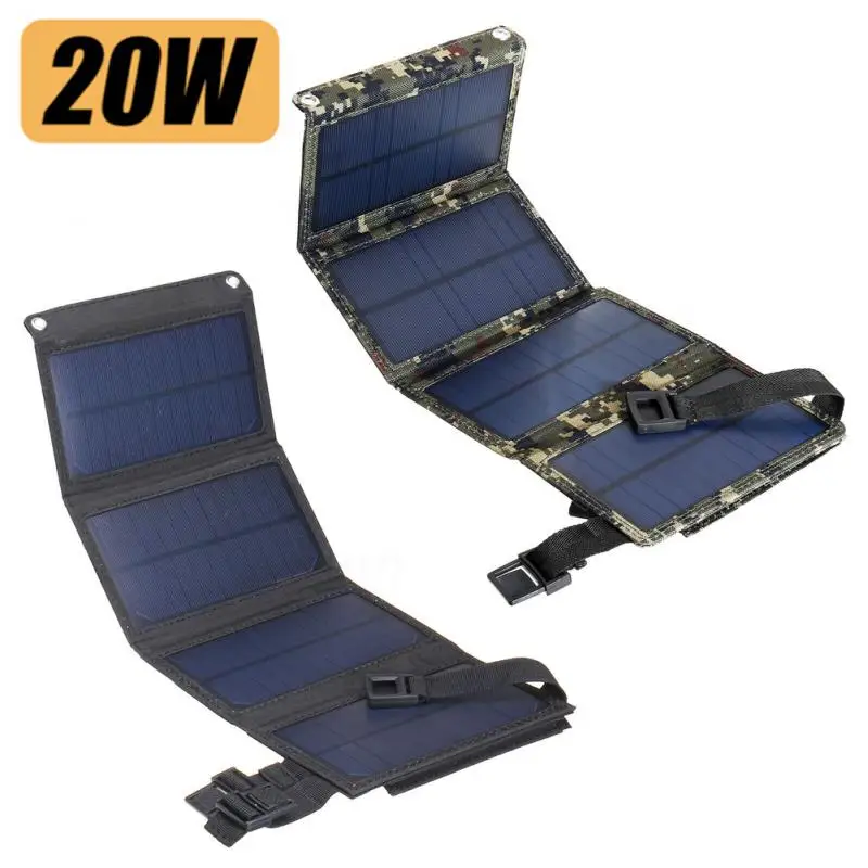 Solar Charger Portable Solar Phone Charger Outdoor External Pack for
