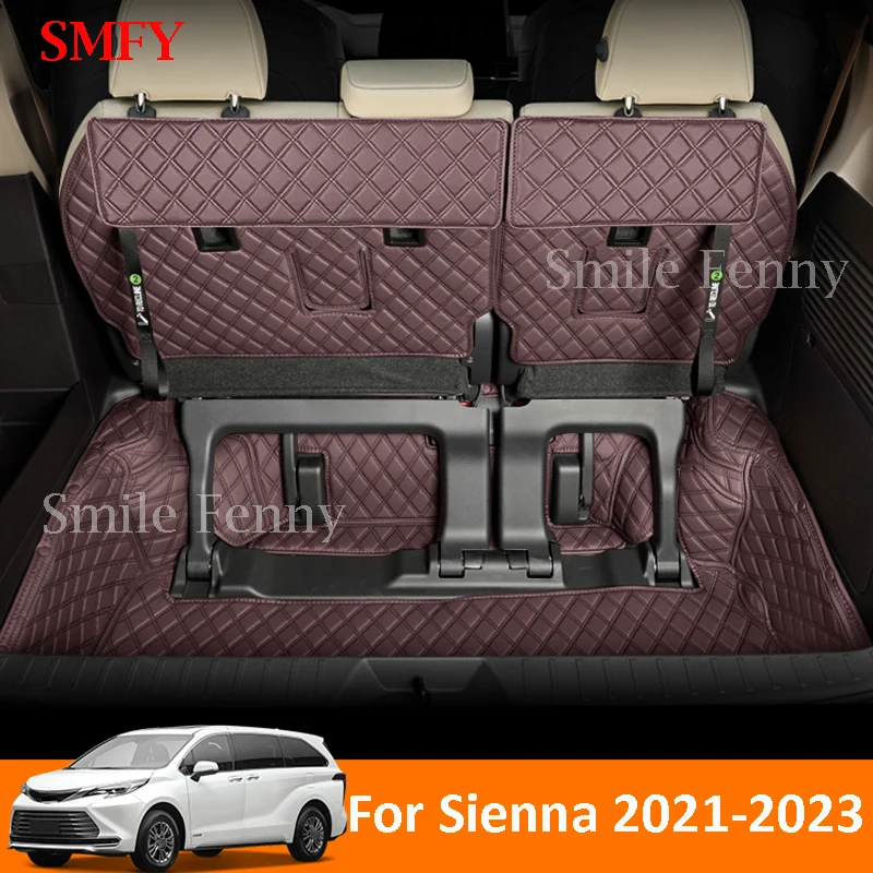 Car Seat Anti Kick Mat For Toyota Venza 2021 2022 2023 2024 Car Seat Backs Protector Pad Microfiber Leather Protection Cover - 34 - View #8