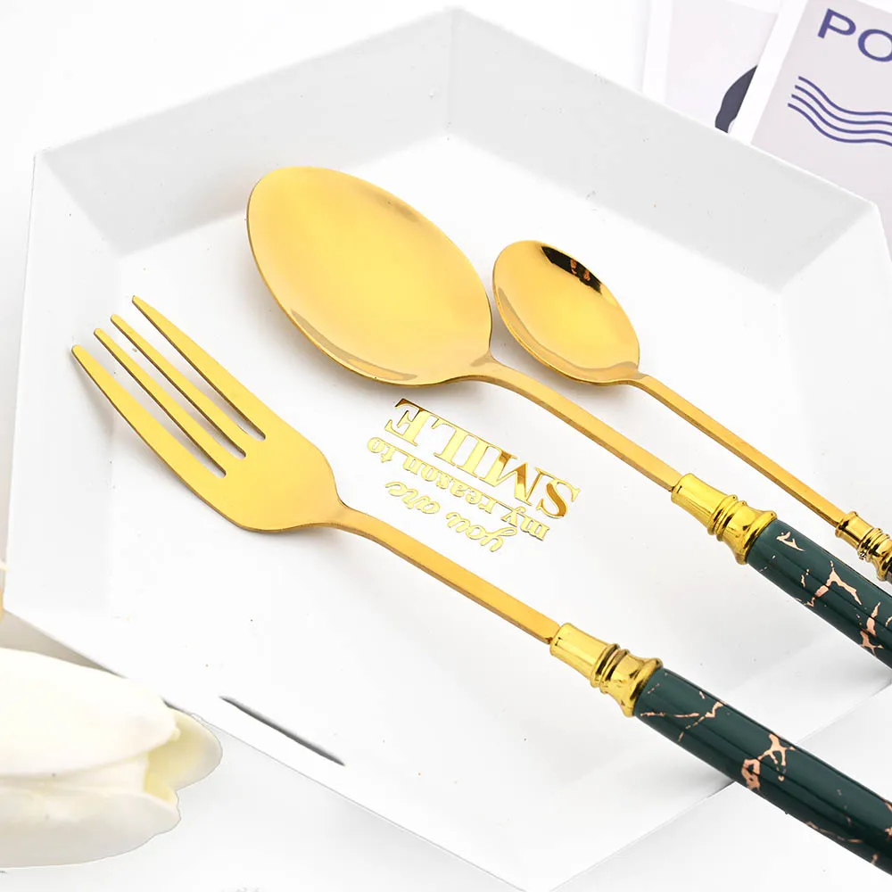 4/16Pcs η ƿ ı  븮   ı  Ļ Į ũ  Flatware ֹ ǰ