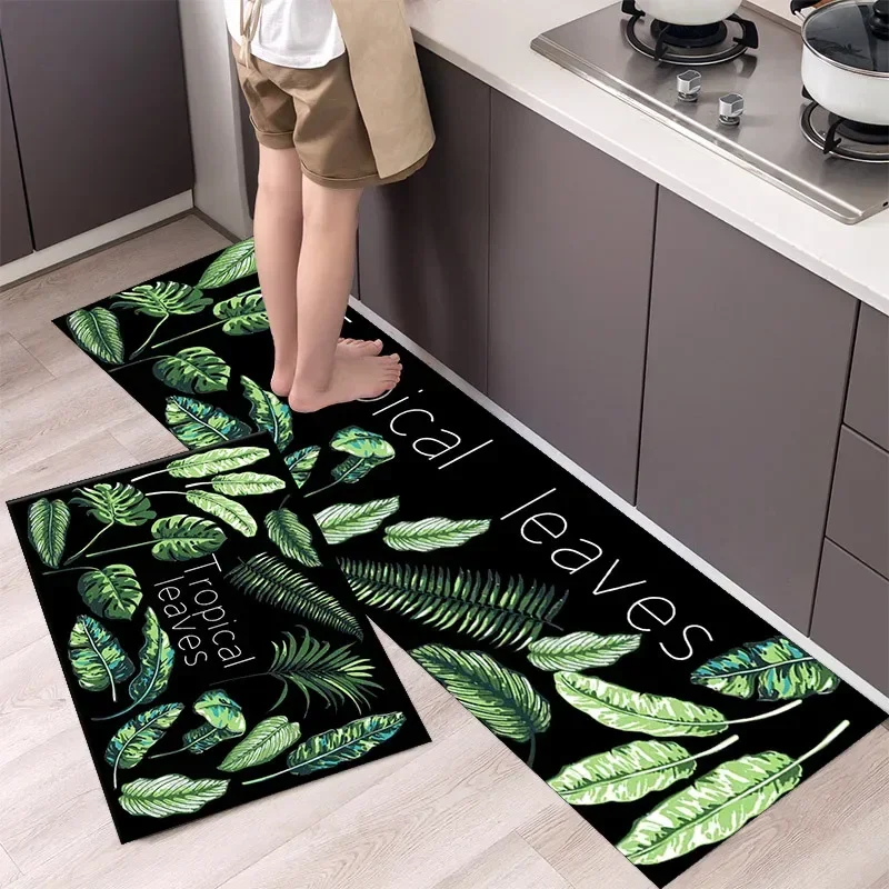 thumbnail image 1 of Alfombra de cocina duradera para la entrada del hogar, alfombrillas de cocina de alta gama para el suelo, impermeables, para el hogar, lavables, antideslizantes, alfombras grandes, 1 of 5