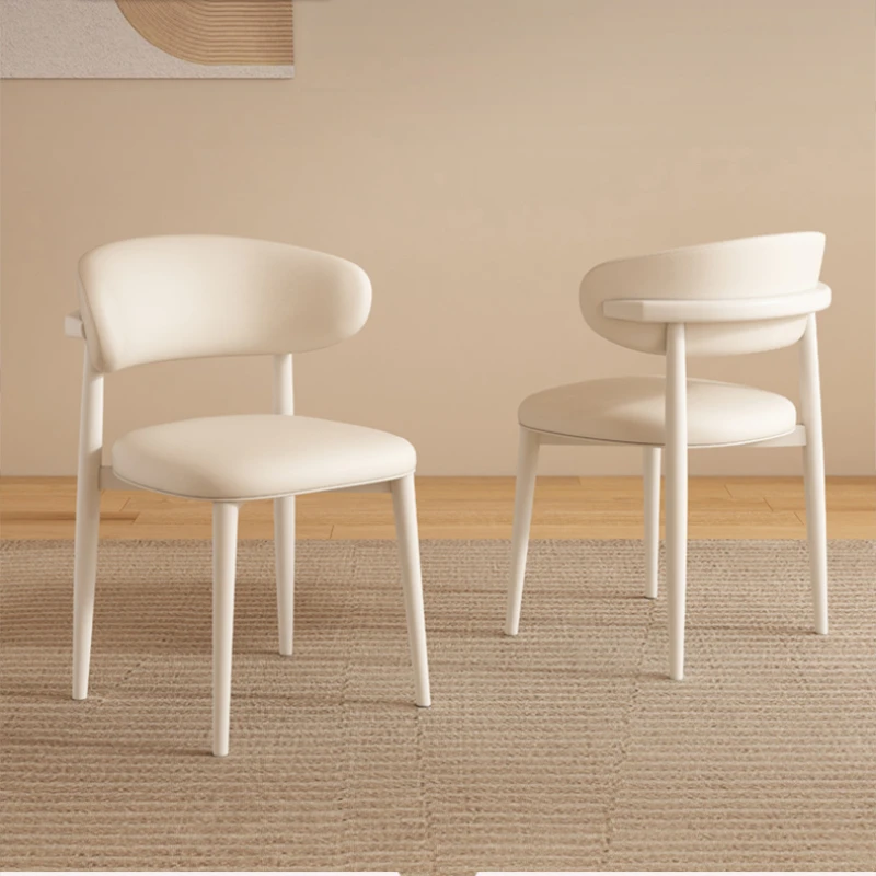 

Cute Modern Dining Chairs Living Room Balcony Luxury White Restaurant Dining Chairs Ergonomic Cadeira Home Furniture MR50DC