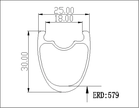 Description Picture 2 of item700C Carbon Fiber Road Bike Wheels 25mm Wide Symmetrical Rim Tubeless Ready Lightweight Bicycle Rims for Enhanced Riding Experie