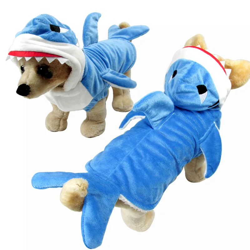 

Transfiguration Three-dimensional Shark Dog Cat Clothing Halloween Puppy Autumn and Winter Pet Clothing, Pet Clothing Supplies