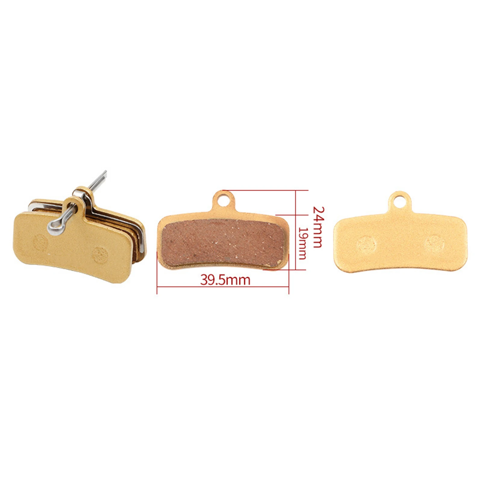4 Pairs Bicycle Brake Pads For SHIMANO D03S D02S Saint BR-M810 BR-M820 Deore XT BR-M8020 BR-M8120 Metal Brake Sheeet