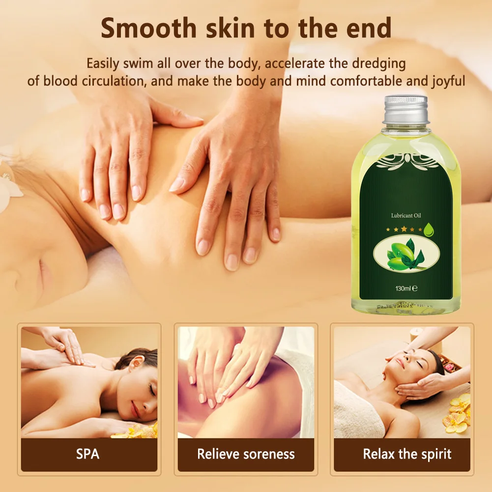 130ml Sensual Massge Oil Natural Plant Ingredients Lubricant Massage Oil Soothing Relax Body Lubricant For Women Men 2