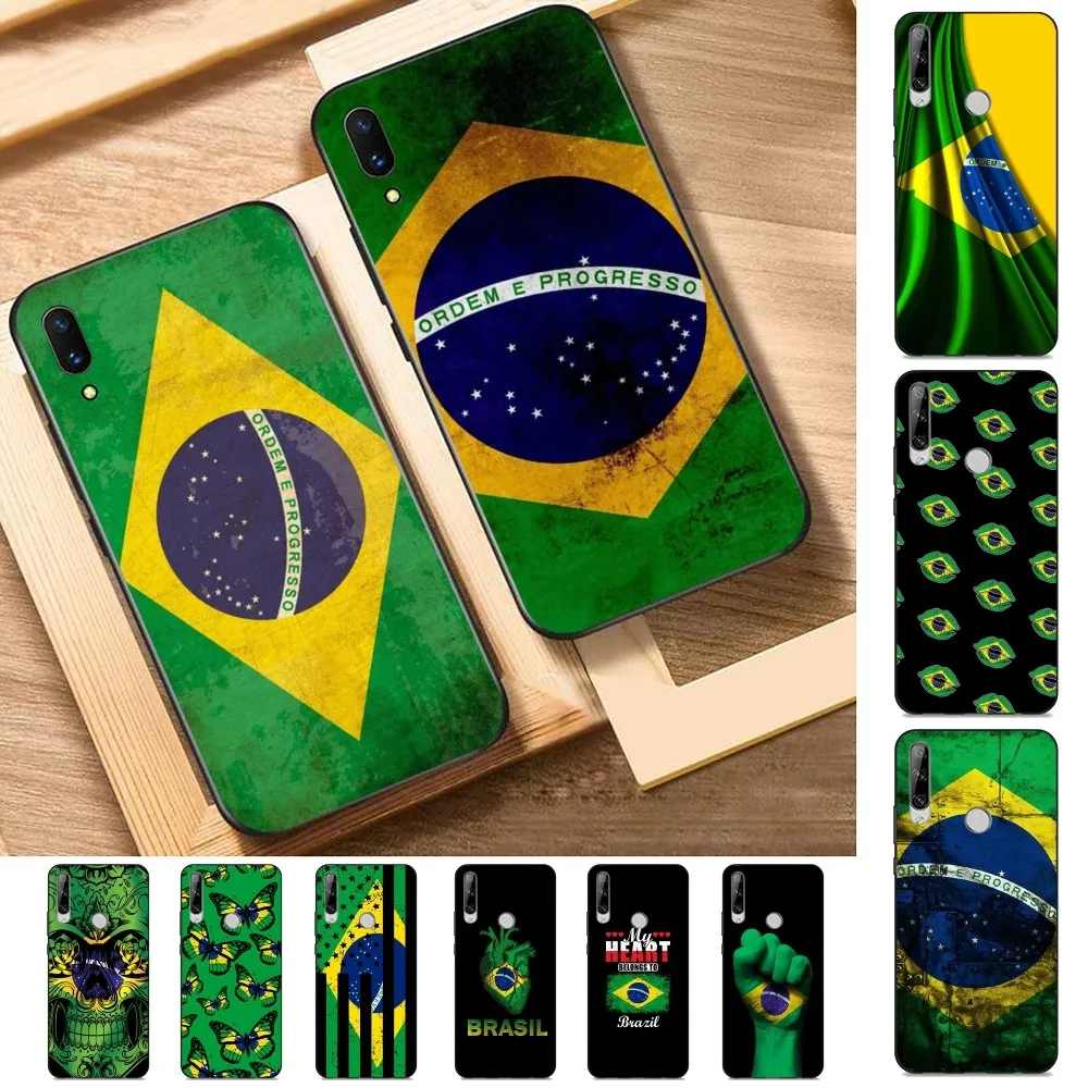 

Brazil Brazilian flag Phone Case For Huawei Y9 6 7 5 Prime Enjoy 7s 7 8 plus 7a 9e 9plus 8E Lite Psmart Shell