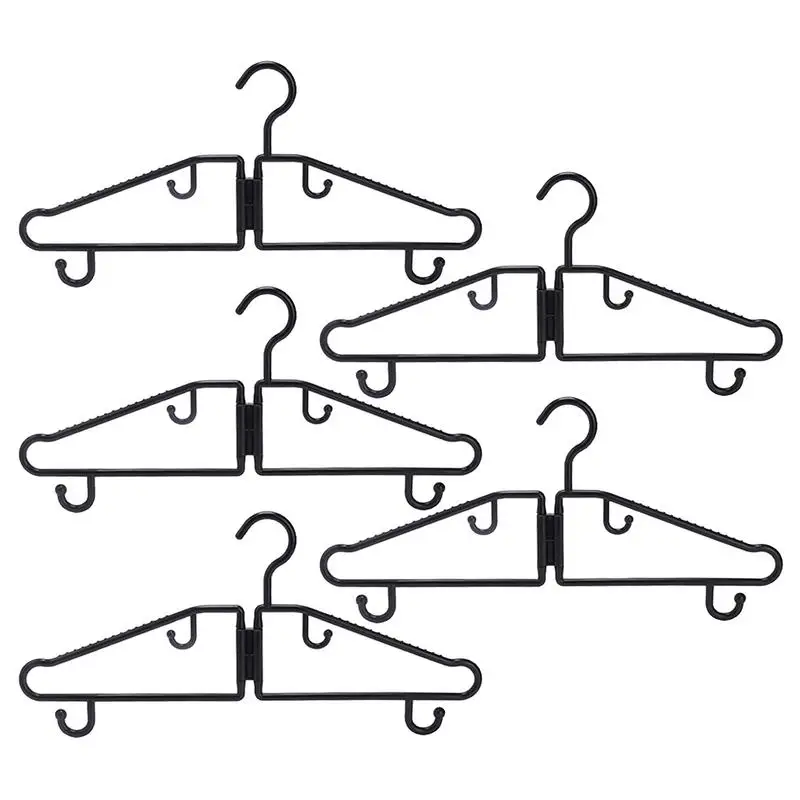 

Foldable Hangers 5Pcs Trouser Hangers Laundry Hanger Shirt Hangers Portable Closet Hanger for Coats Suits Dress Clothes