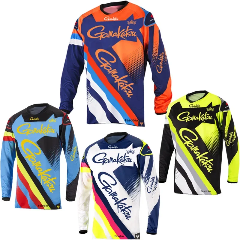 Summer Long Sleeve Fishing Shirt Quick Dry Fishing Clothing Anti-UV Sunscreen Clothes fishing shirt fishing clothes