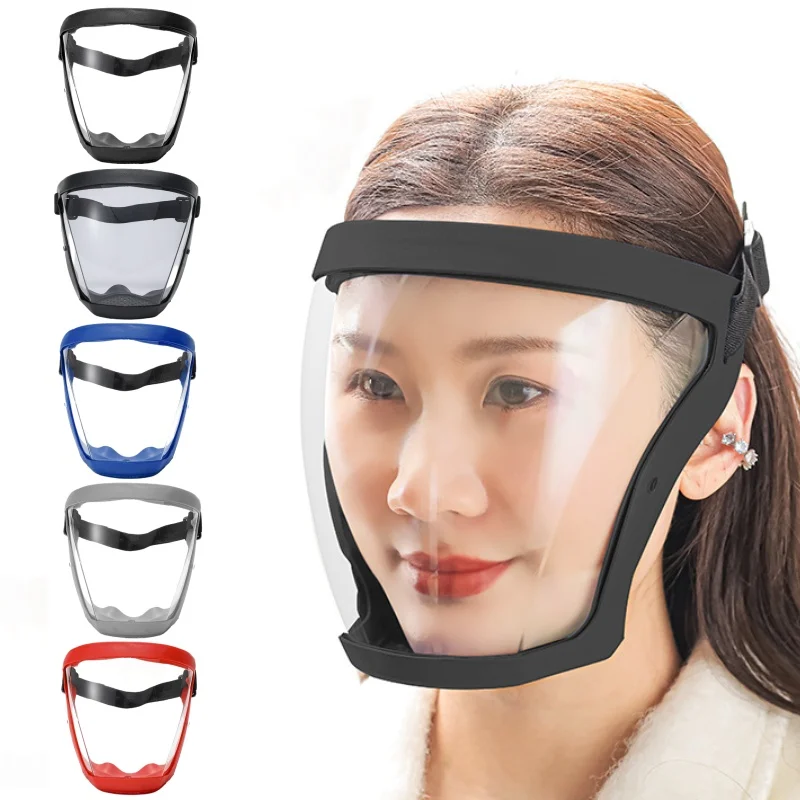 Clear Protective Face Shield - Transparent Mask