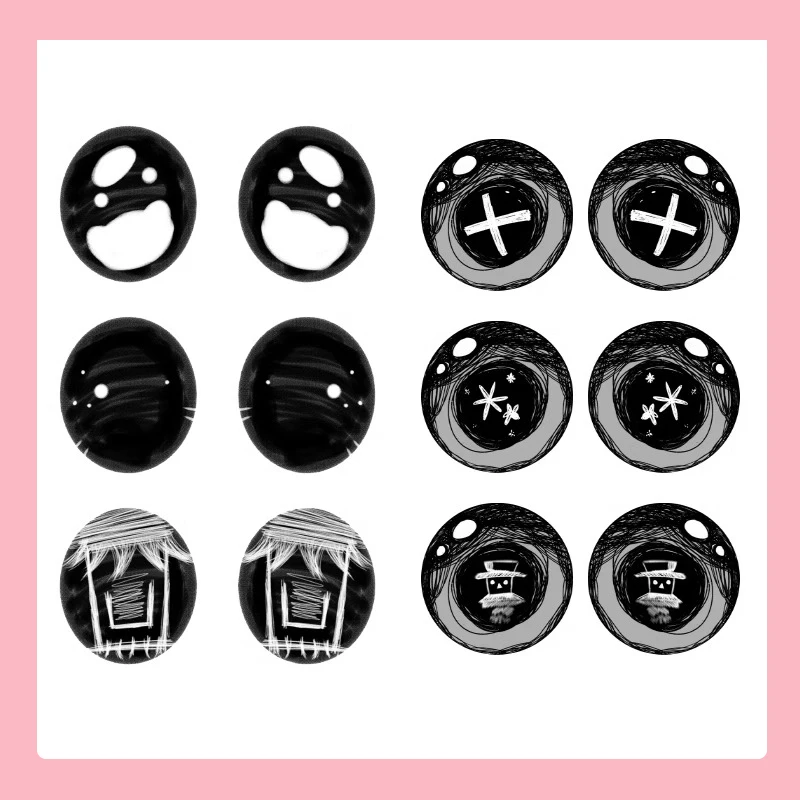 Fursuit Head eyes Eyeball Furryfandom Kigurumi Kemono Cosplay Costume Eye Pupil Accessories Animal Dust Net Eye Slices