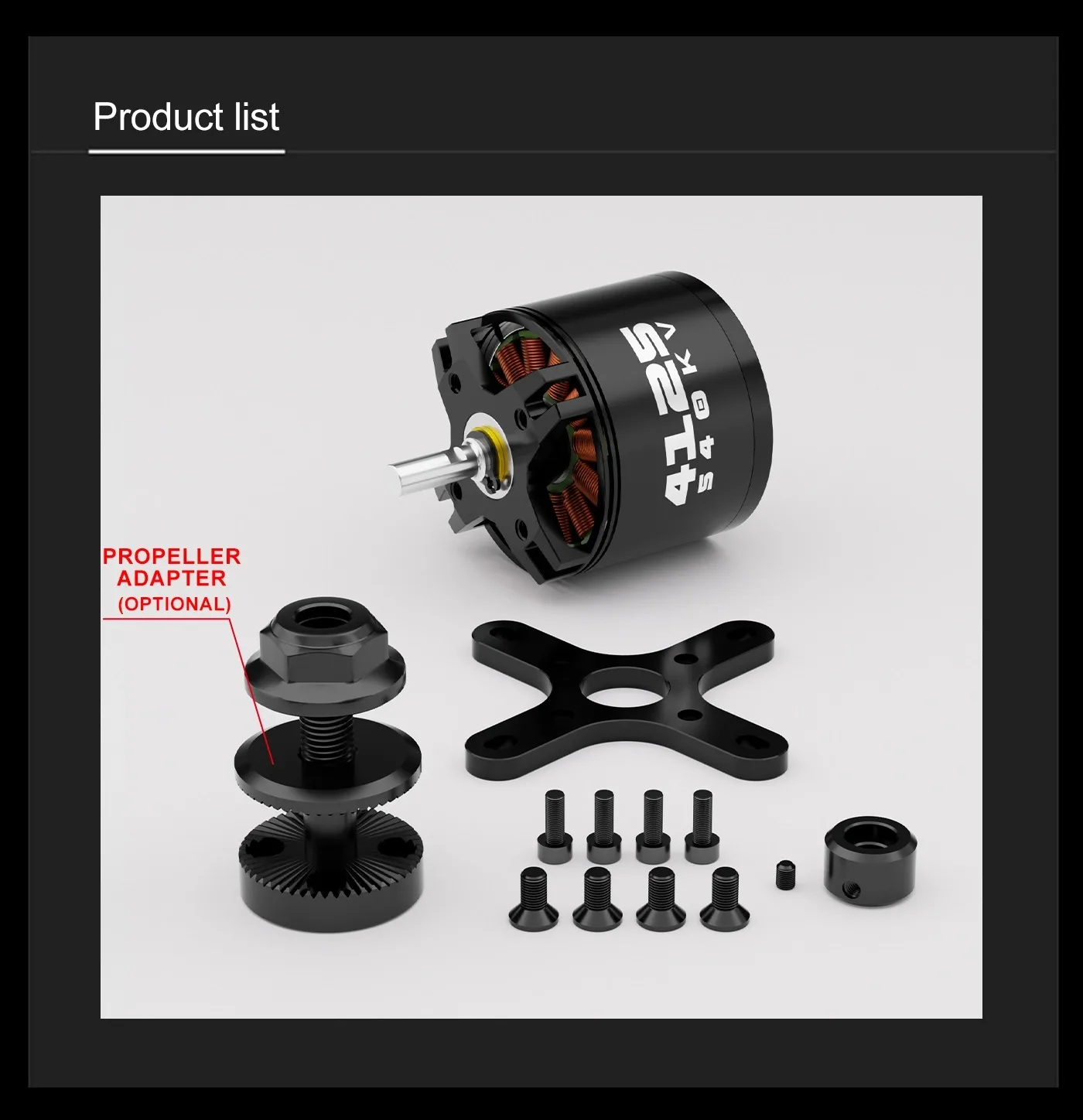 Axisflying 4125 540KV 브러시리스 모터 357g 10인치 FPV 드론 시네마틱 장거리 비행용