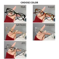 Lunettes Anti-rayons bleus pour femmes, mode œil de chat, lunettes d'ordinateur, grande monture, soins de la Vision, blocage de la lumière bleue 5