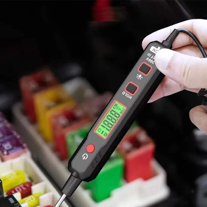Circuit Voltage Tester Digital Car Backlight Display Automobile Fault Maintenance