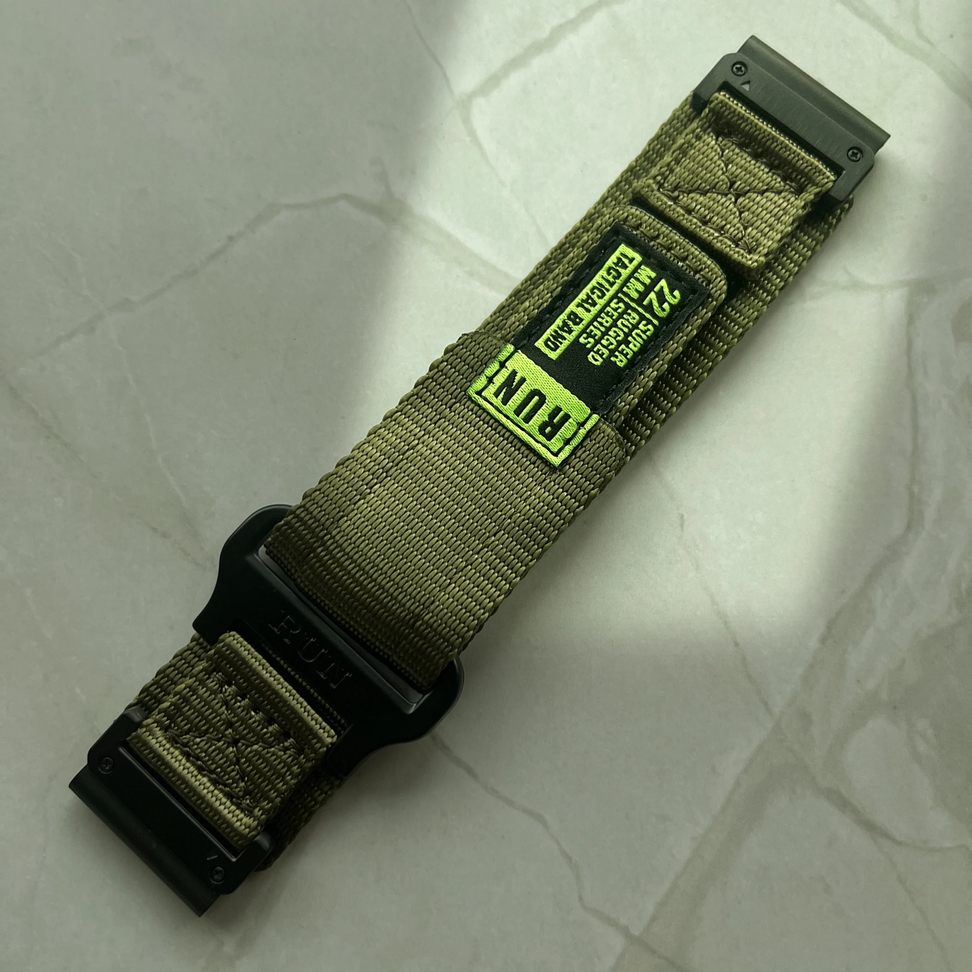 Premium Quick Fit Nylon Watchband Strap - 22mm/26mm Replaceable Bracelet