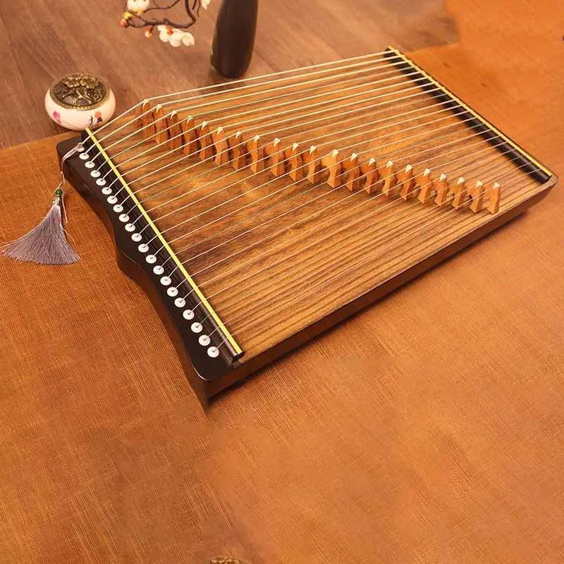 Ancient Zither Guzheng Strings 21-strings Guzheng Children Adult Beginners Mini Professional Finger Exerciser Portable Stringed Instruments Accessories Guzheng