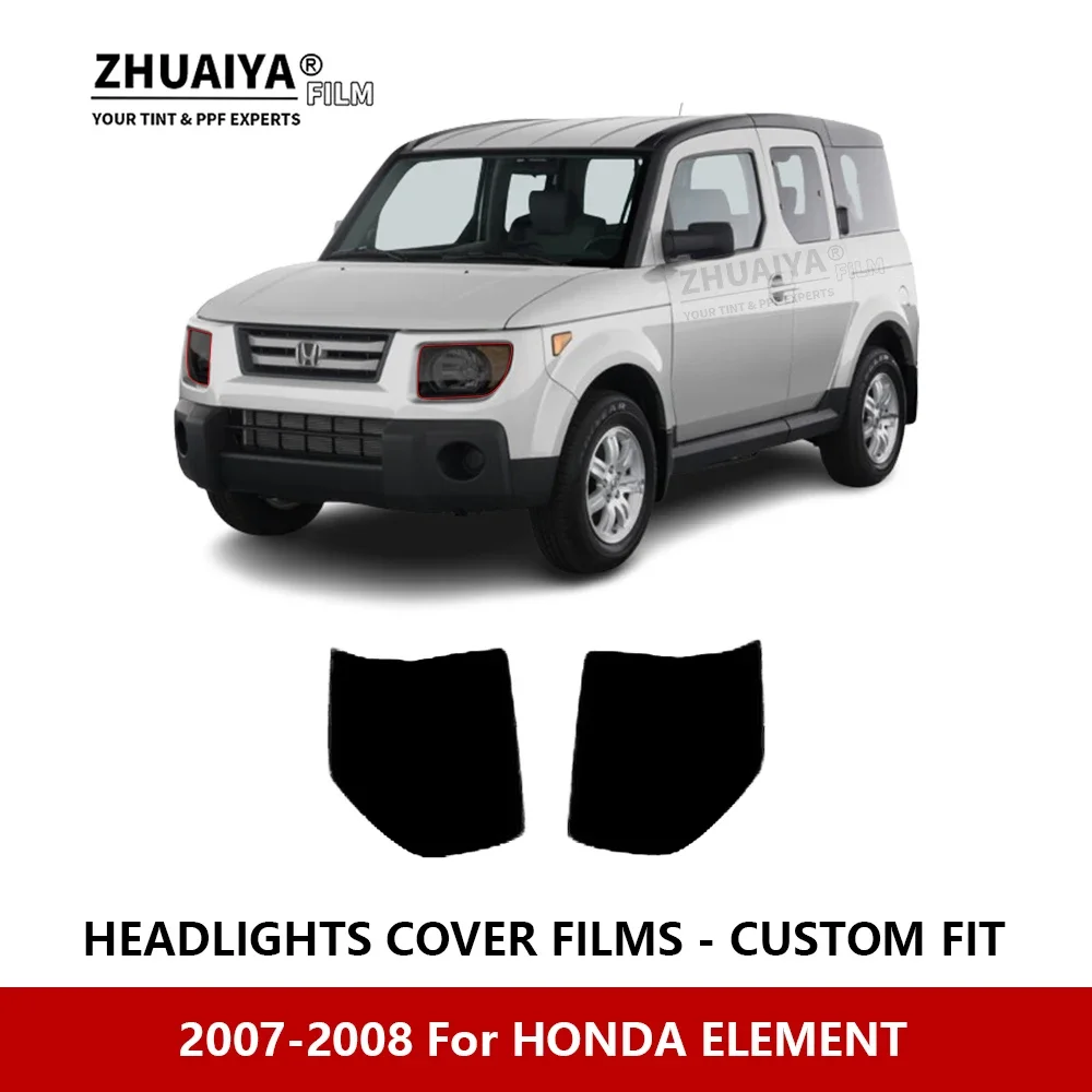 

Для HONDA ELEMENT 2007-2008 Автомобильная внешняя фара против царапин PPF предварительно отрезанная Защитная пленка для ремонта автомобильные наклейки аксессуары