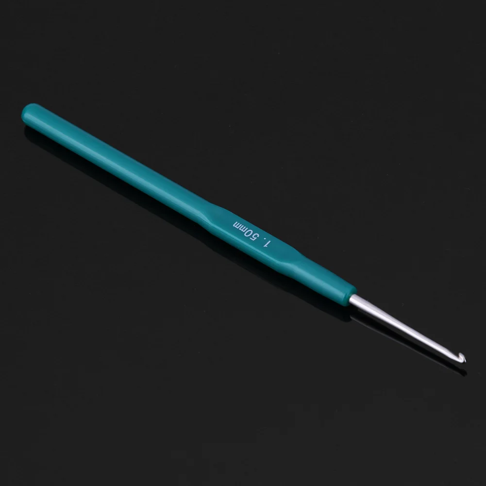 8pcs Blunt Needles Ergonomic Handle Plastic Yarn Knitting Crochet with Case Size 0.65mm To 2.5mm Handmade for Arthritic Hands