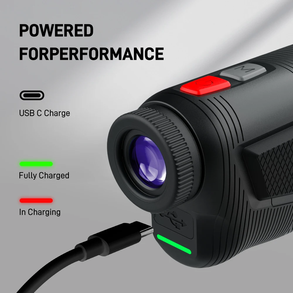 Golf Rangefinder with Slope Compensation 1000 Yards Laser Range Finder Golf Flag