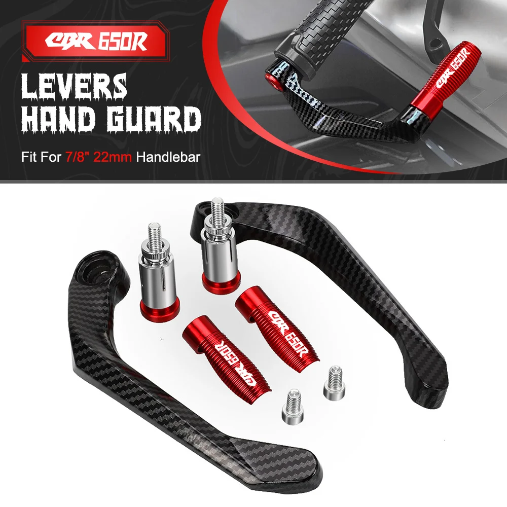 

2024 Motorcycle Handlebar Grips Hands Guard Brake Clutch Levers Protector For HONDA CB650R CBR650R CBR 650R 650 R 2019-2023 2022