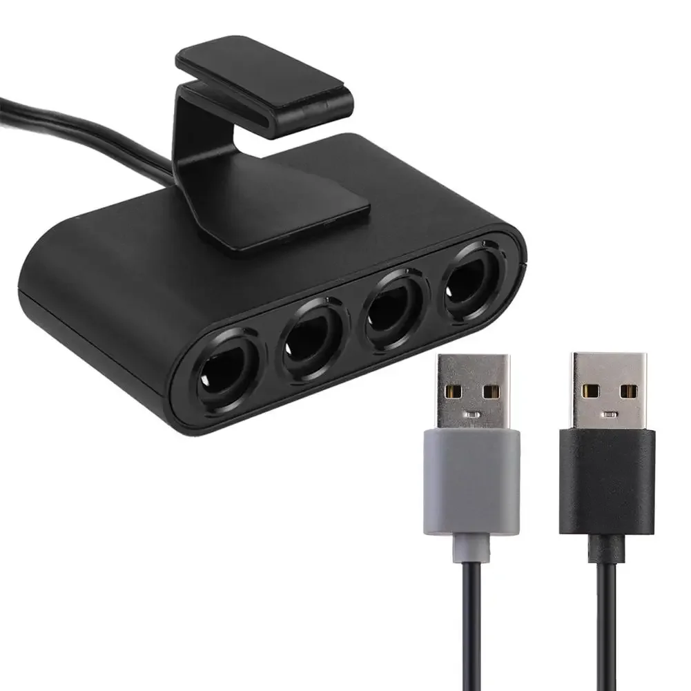 4 Ports Game Converter GameCube GC Controller USB Adapter Nintend Switch NGC/Wii u/PC Star Fighting Support
