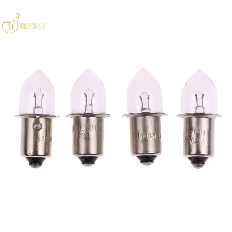 

P13.5S Base Bulbs Old Style Flashlight 2.4V 3.6V 4.8V 6V 7.2V 0.4A 0.5A 0.75A Replacement Bulbs Torches Work Lamp