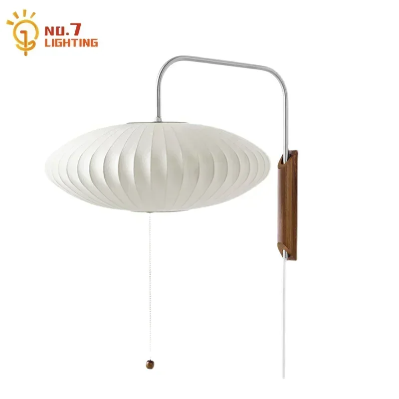 

Italian Design Minimalist Silk Wall Lamp LED E27 Flying Saucer Wall Sconces Art Decor Bedroom Bedside Study Living Room Store