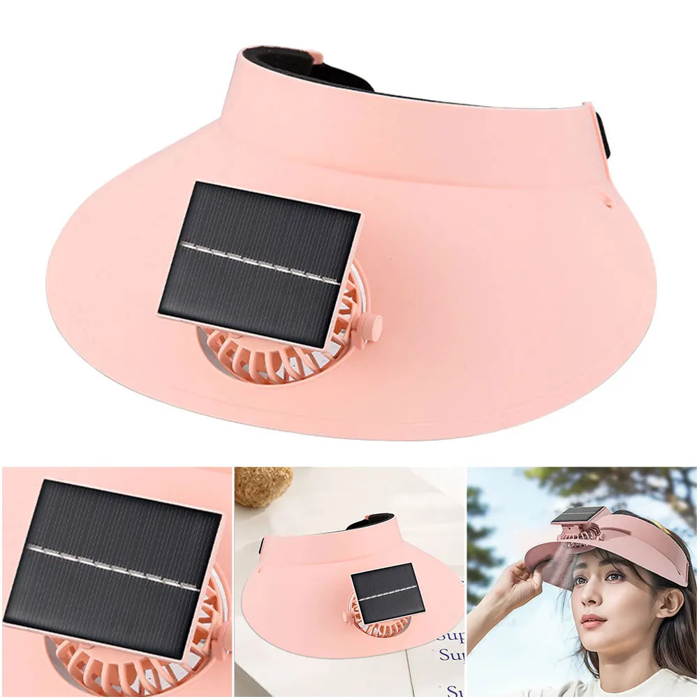 Summer Sun Hats with Fan Three Temp Settings Breathable Cooling Fan Hat for Women for Sun Protection and Outdoor