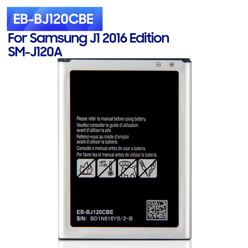 

NEW Replacement Battery EB-BJ120CBU NFC For Samsung Galaxy J1 2016 Version Express 3 J120 SM-J120A SM-J120F EB-BJ120CBE/BBE