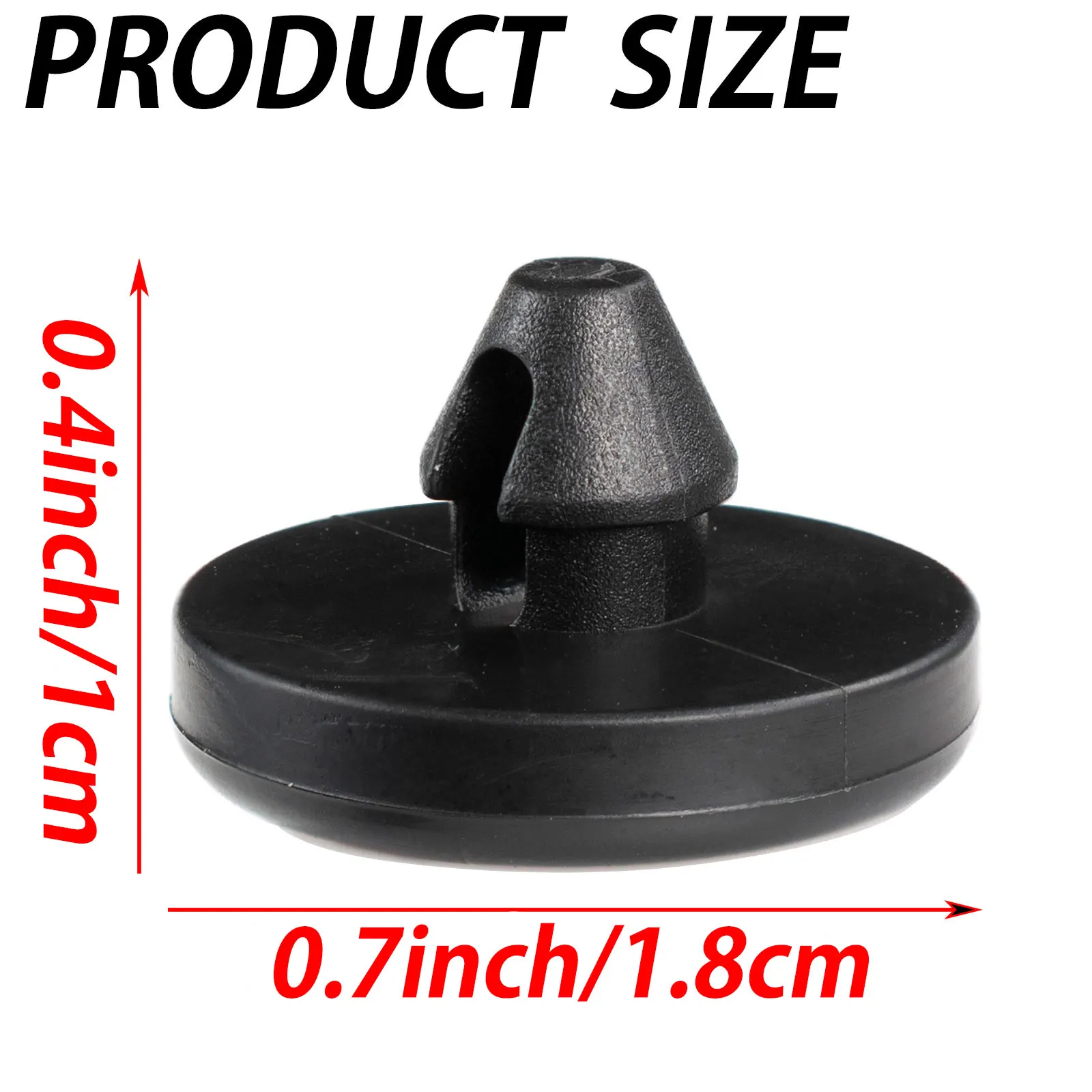 Kit 4 Gommini Per Interruttore Freno Auto: Tappi In Gomma Per Pedale Freno, Ricambio 90541-06036 Per Luci Di Stop - 2