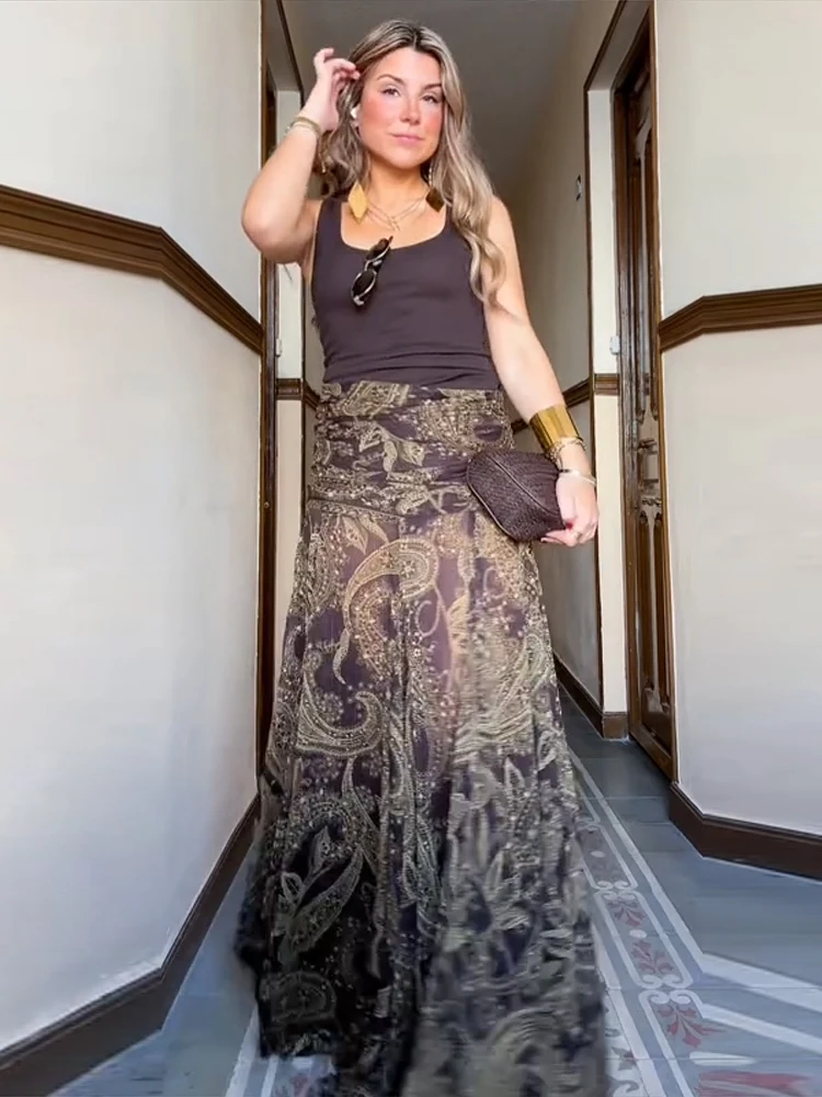 La Falda Larga 'boho' Más Espectacular De Massimo Dutti Que Queda Bien