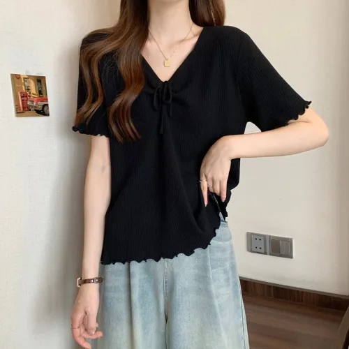 Black [loose to cover belly and slimming look]