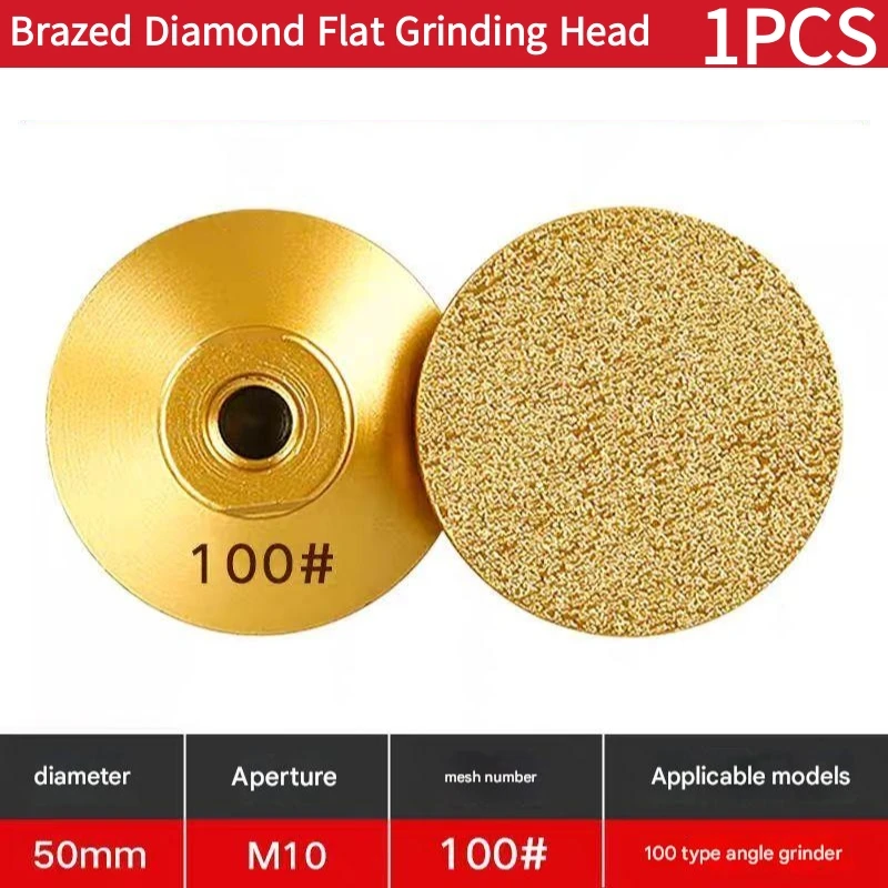 Diamond Brazed Flat Grinding Head for Marble, Stone, Metal, and Wood Finishing - 2