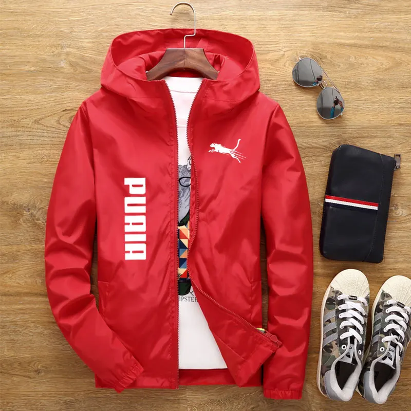 Spring and summer windbreaker hooded Windproof men's jacket mens casual windbreaker zipper thin Outdoor jacket men M-7XL,waterproof jacket,cycling jacket,mens hoodies