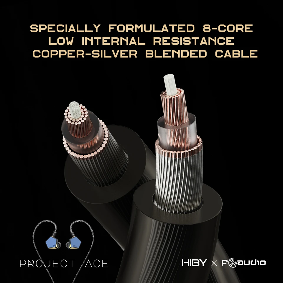 HiBy プロジェクトエース Mg 合金メッキダイナミックドライバー HIFI