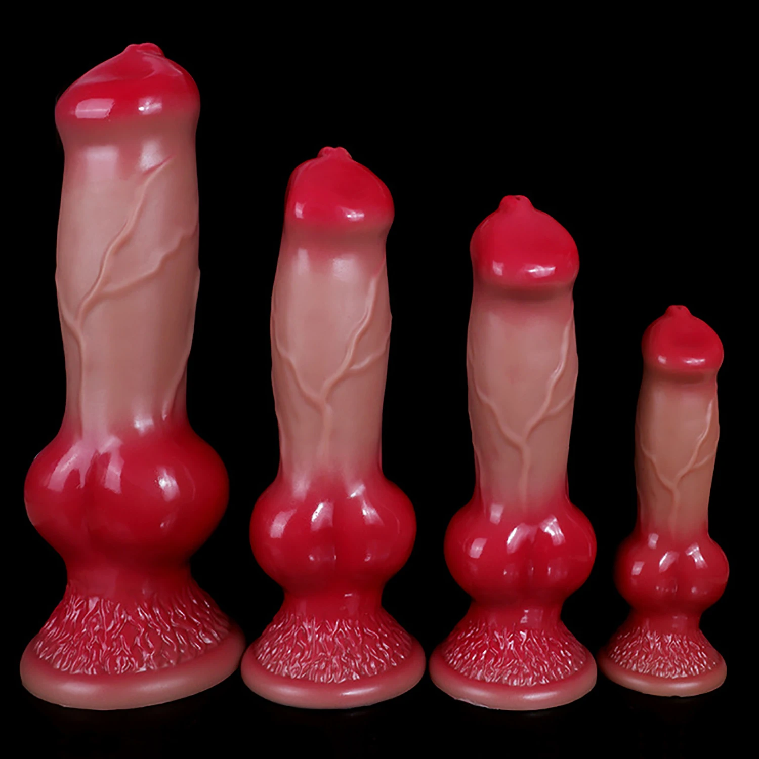 Looking for China Factory Supply Wholesale Oversized Liquid Silicone Dog Dildo Anal Plug Soft Penis Anal Dilator Phallus Stimulate Vagina Anus Masturbator Dick Sex Toys Distributor