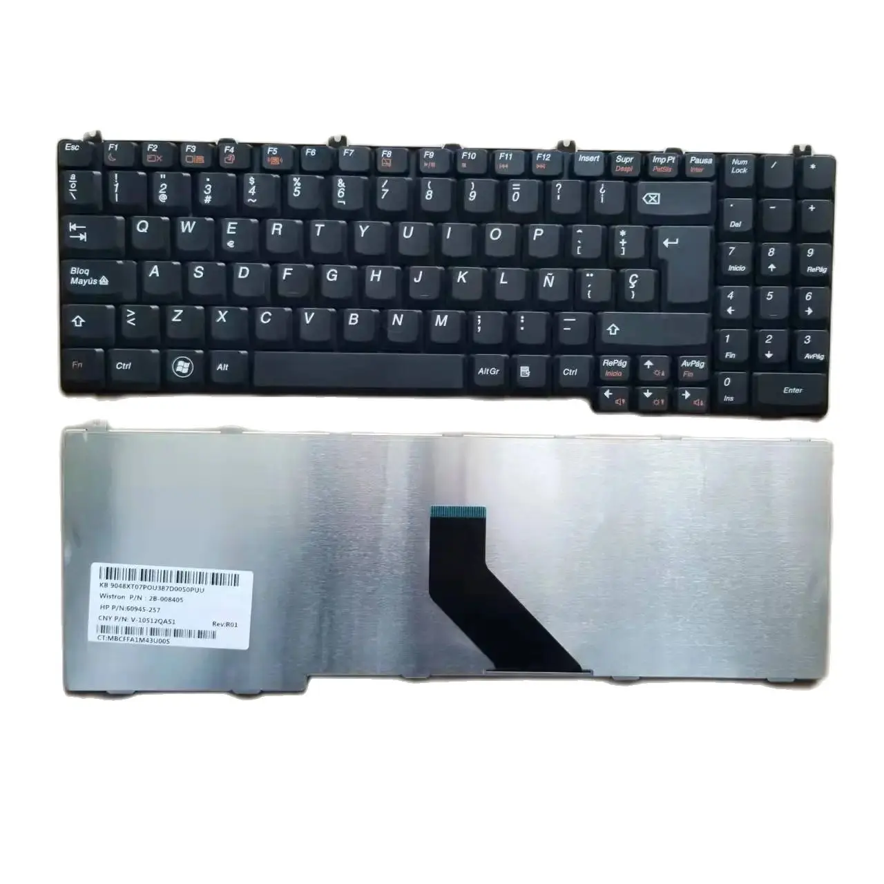 Nuova Tastiera Spagnola Sp Per Lenovo Ideapad B550 B560 V560 G550 G550A G550M G555 G555A Nero