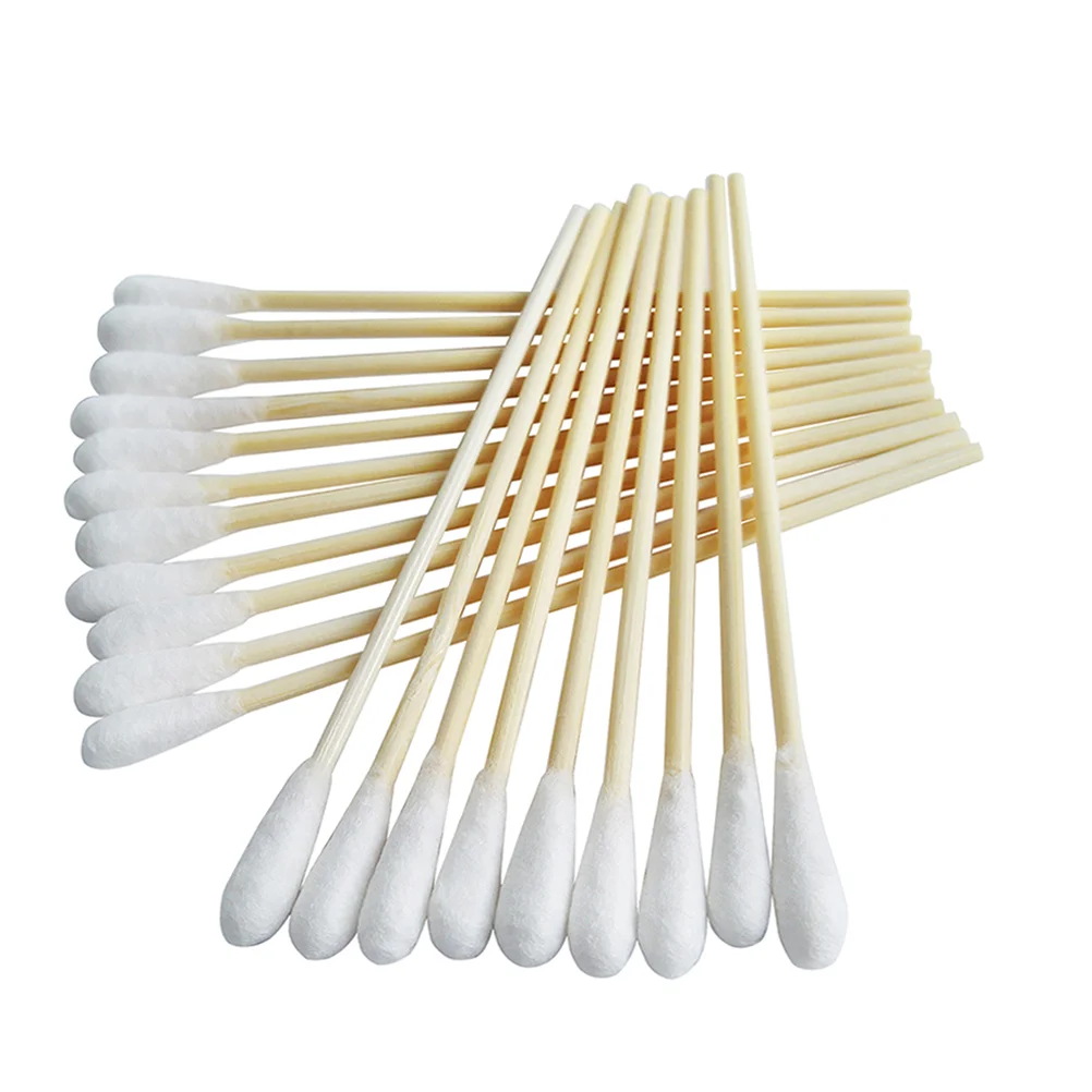 200pcs Cotton Cleaning Swab Sponge Sticks for Inkjet Printhead Camera Optical Lens Automotive Detailing Optical