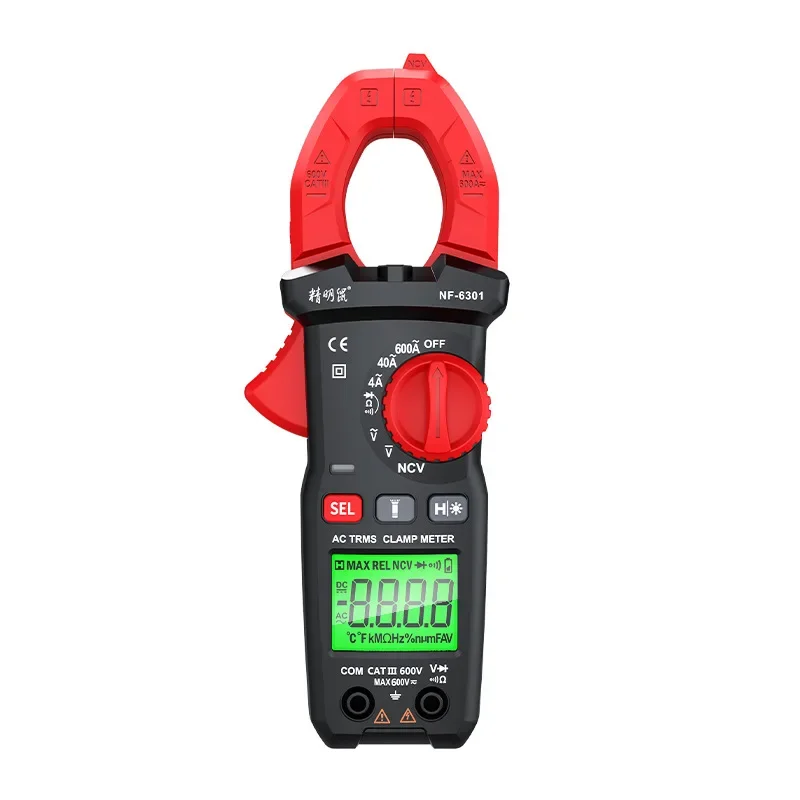 Nf Multimeter New Noyafa NF-6301 Clamp Type Multimeter Digital High-precision Fully ...